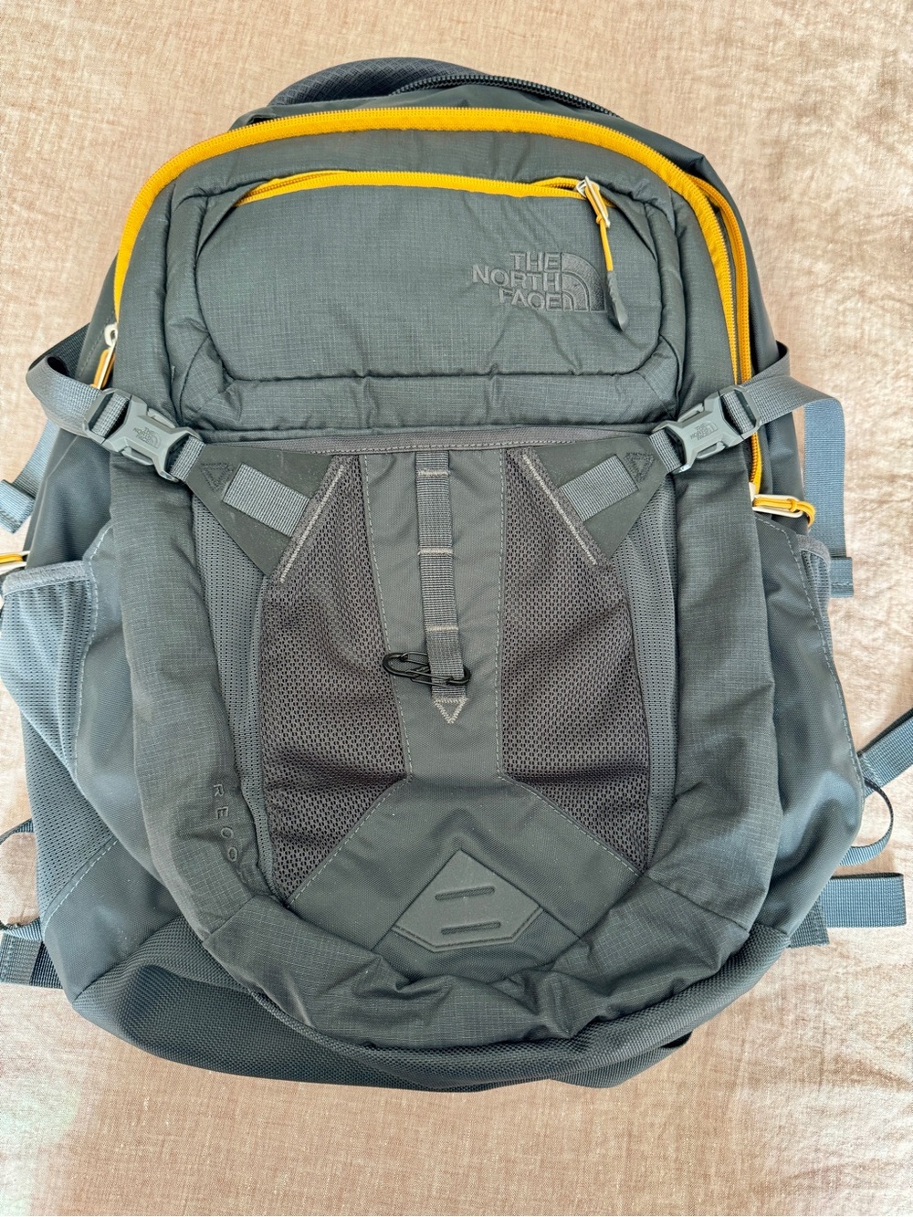 The North Face Recon Backpack with Yellow Accents - Everyday Adventure Pack